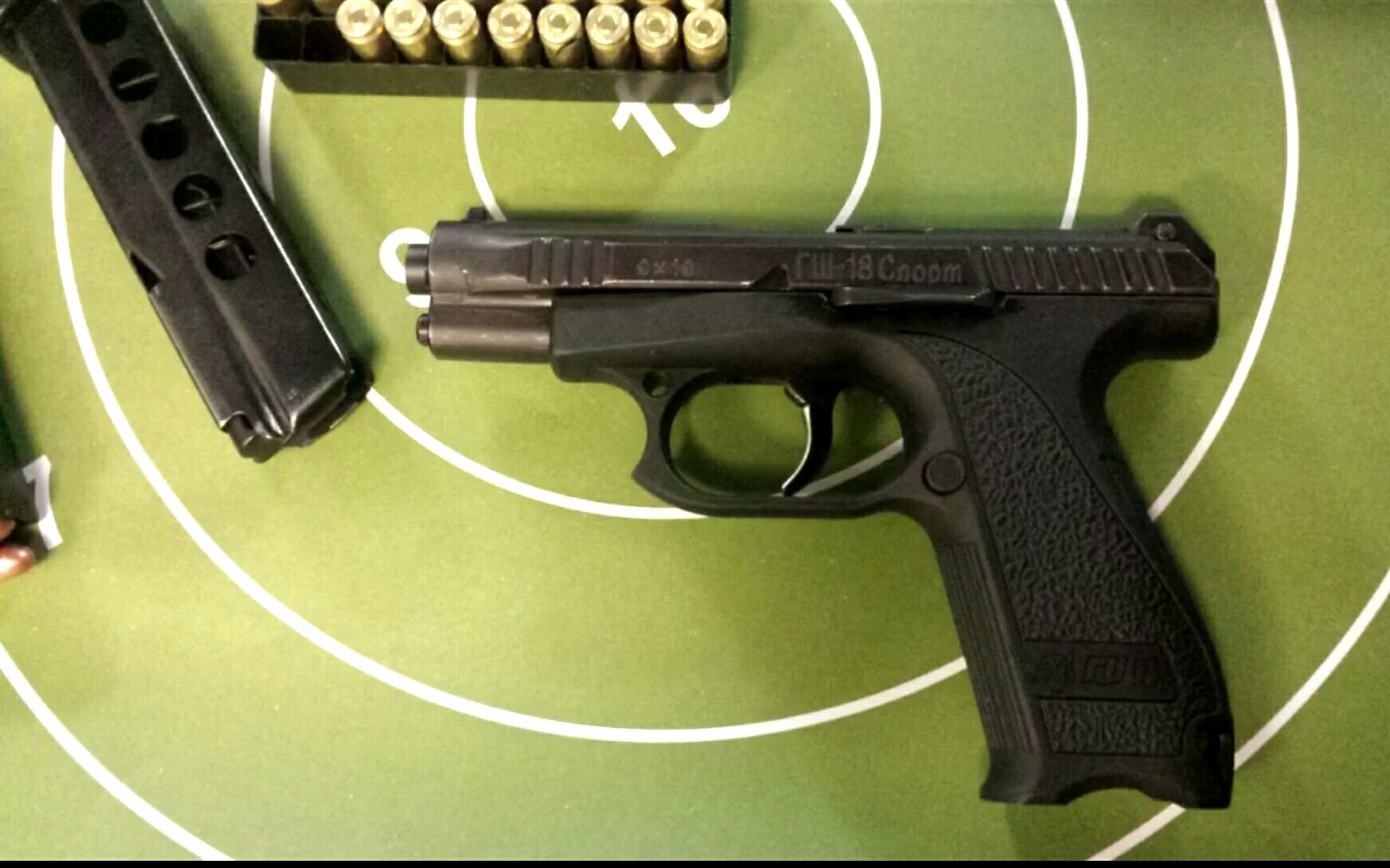 俄联邦GSh-18(俄文ГШ-18)手枪射击特辑